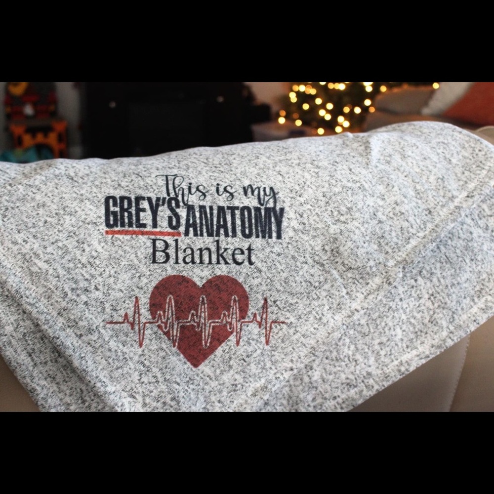 Greys Anatomy watching blanket